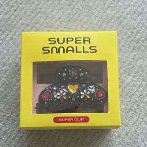 Super Smalls Black Hair Clip with Colorful Accents
